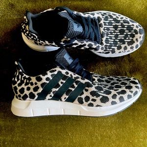 Adidas leopard cheetah print Swift Run Shoes